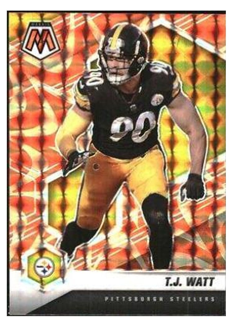 2021 Panini Mosaic Base Set T.J. Watt #172 card