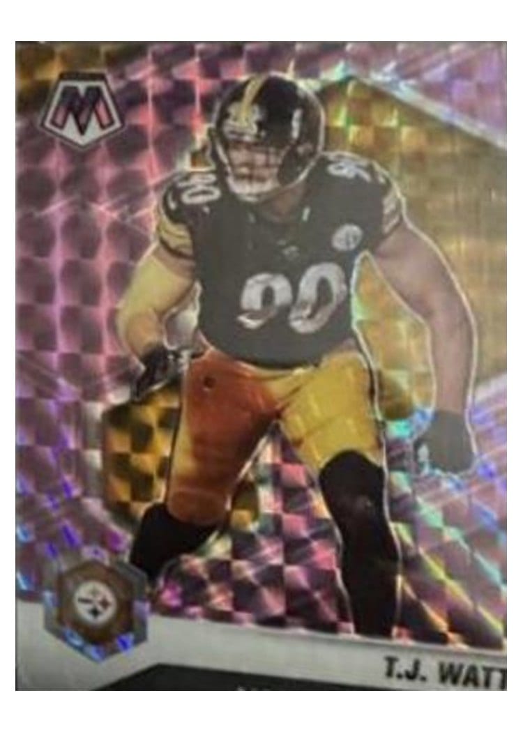2021 Panini Mosaic Base Set T.J. Watt #172 card