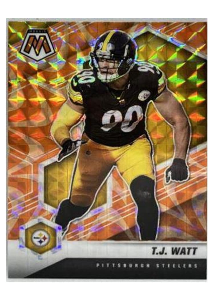 2021 Panini Mosaic Base Set T.J. Watt #172 card