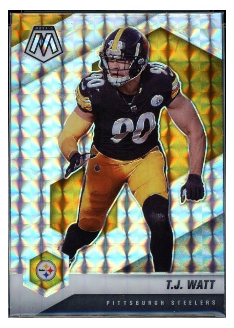 2021 Panini Mosaic Base Set T.J. Watt #172 card
