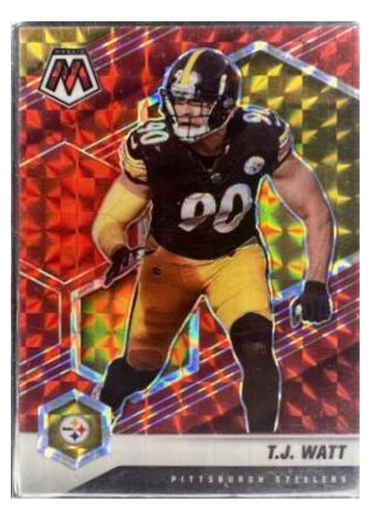 2021 Panini Mosaic Base Set T.J. Watt #172 card