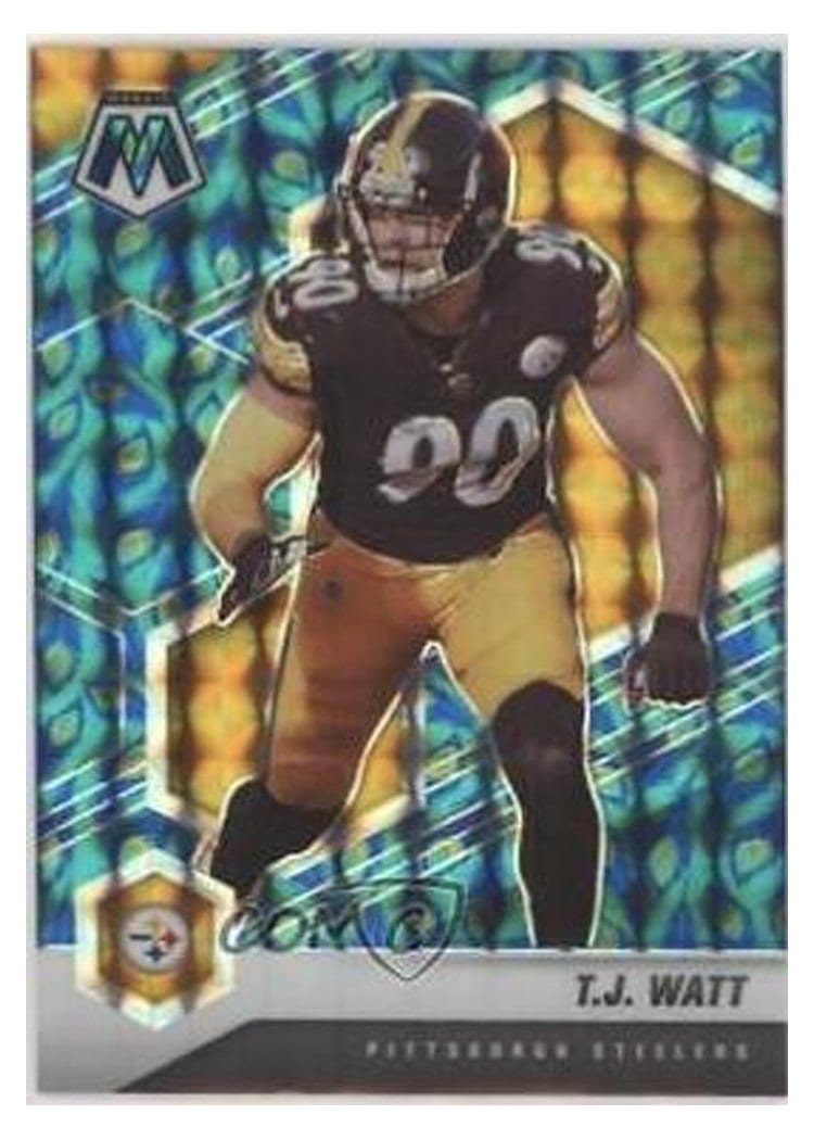 2021 Panini Mosaic Base Set T.J. Watt #172 card