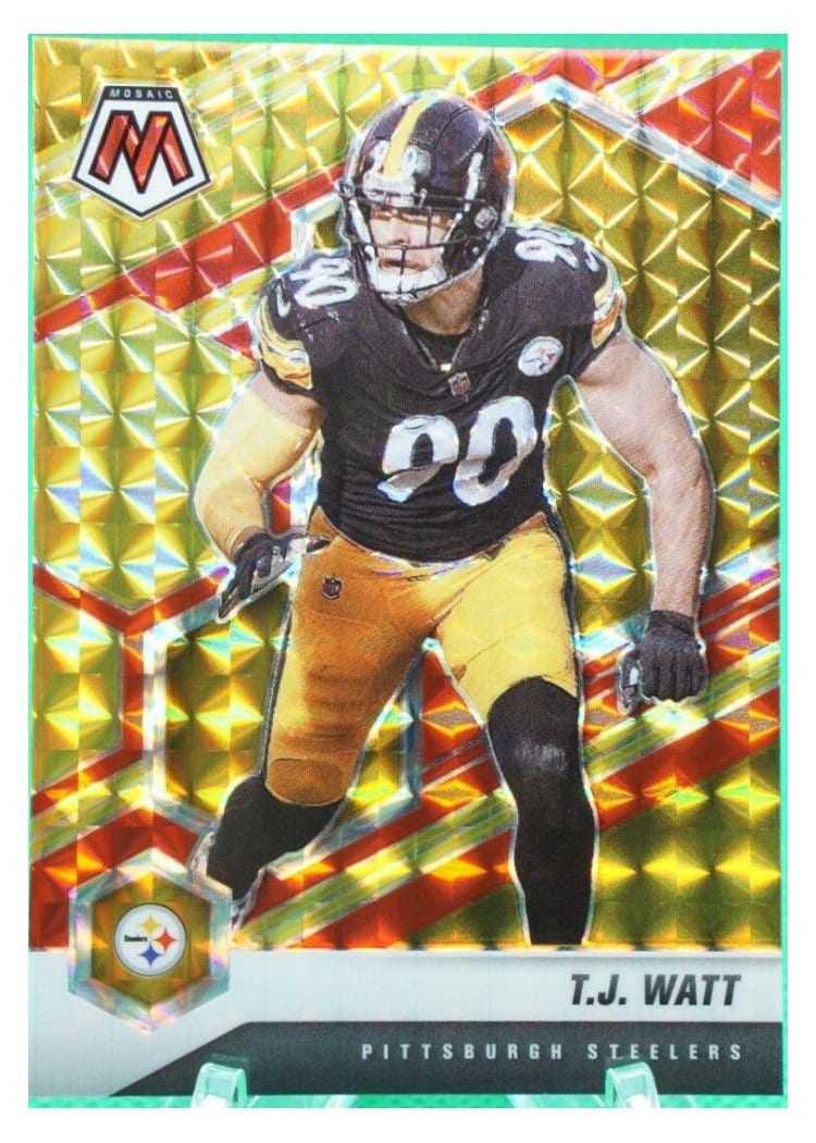 2021 Panini Mosaic Base Set T.J. Watt #172 card