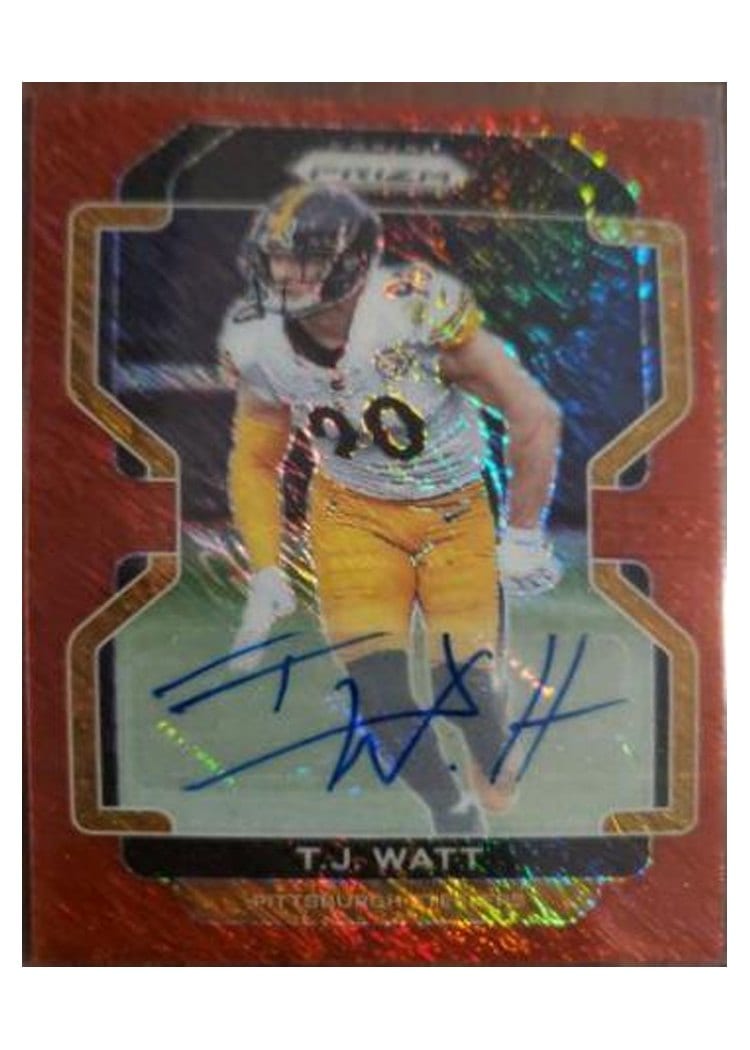 2021 Panini Prizm Base Set T.J. Watt #255 card