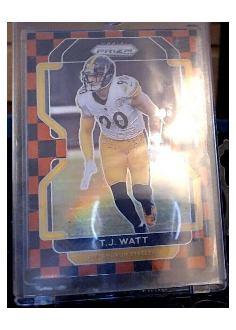 2021 Panini Prizm Base Set T.J. Watt #255 card