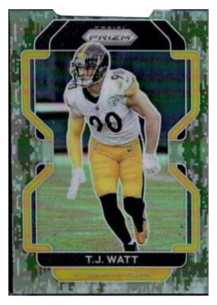 2021 Panini Prizm Base Set T.J. Watt #255 card