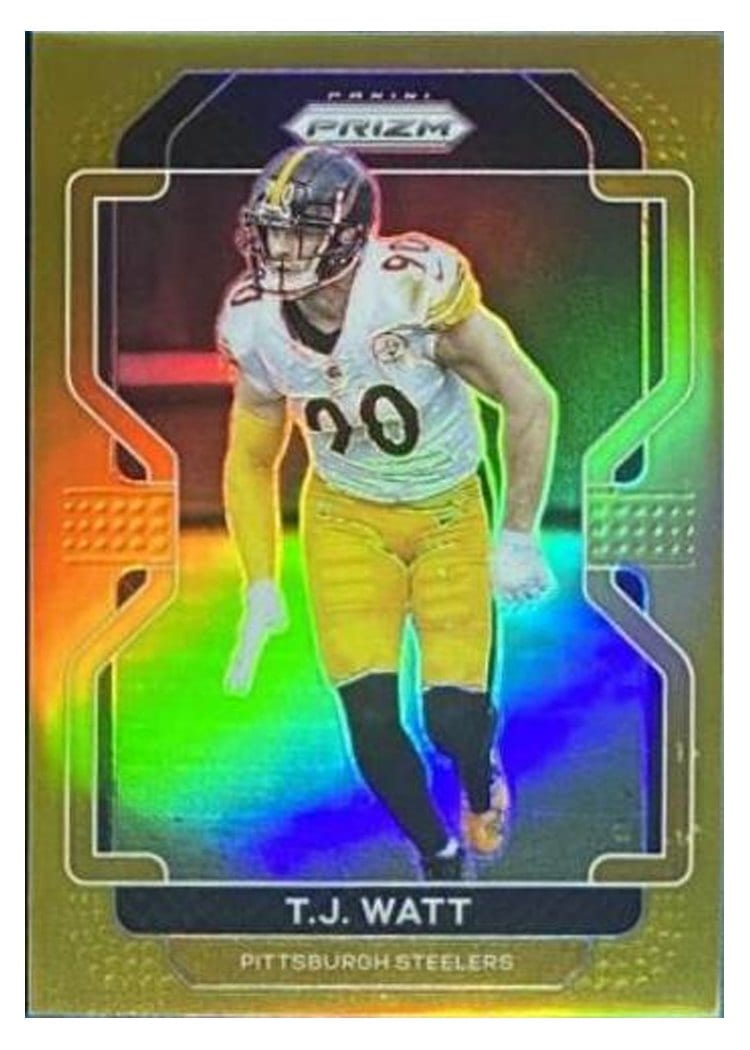 2021 Panini Prizm Base Set T.J. Watt #255 card
