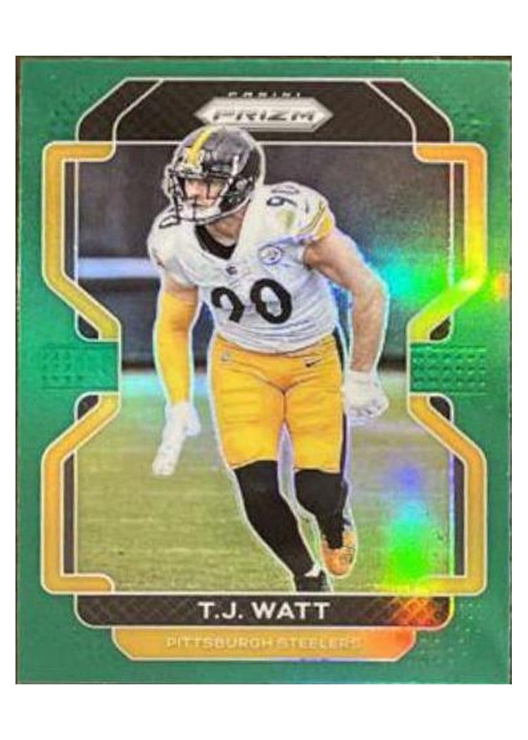 2021 Panini Prizm Base Set T.J. Watt #255 card