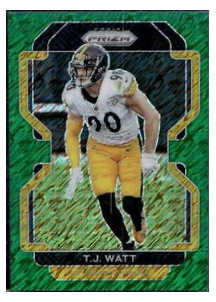 2021 Panini Prizm Base Set T.J. Watt #255 card