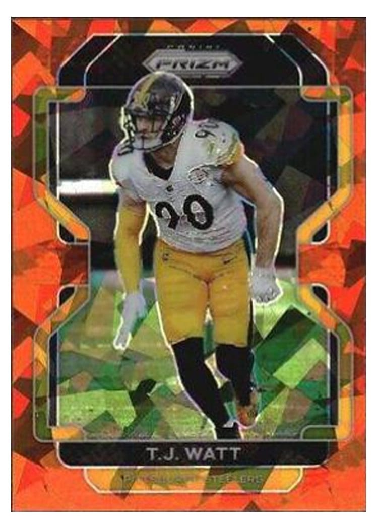 2021 Panini Prizm Base Set T.J. Watt #255 card