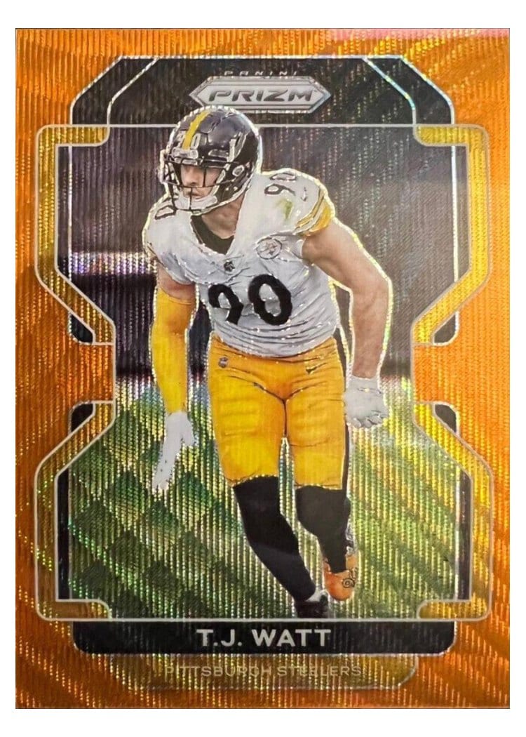 2021 Panini Prizm Base Set T.J. Watt #255 card