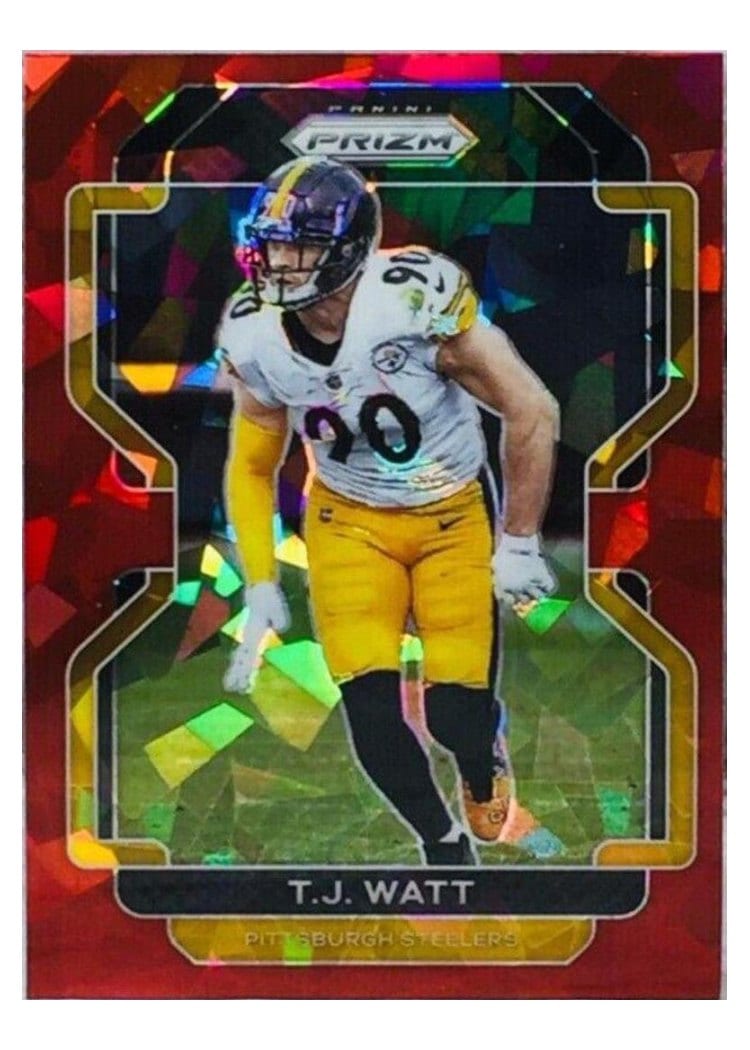 2021 Panini Prizm Base Set T.J. Watt #255 card