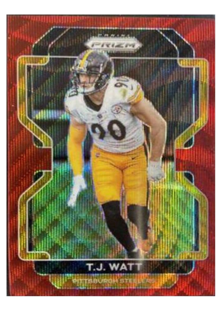 2021 Panini Prizm Base Set T.J. Watt #255 card