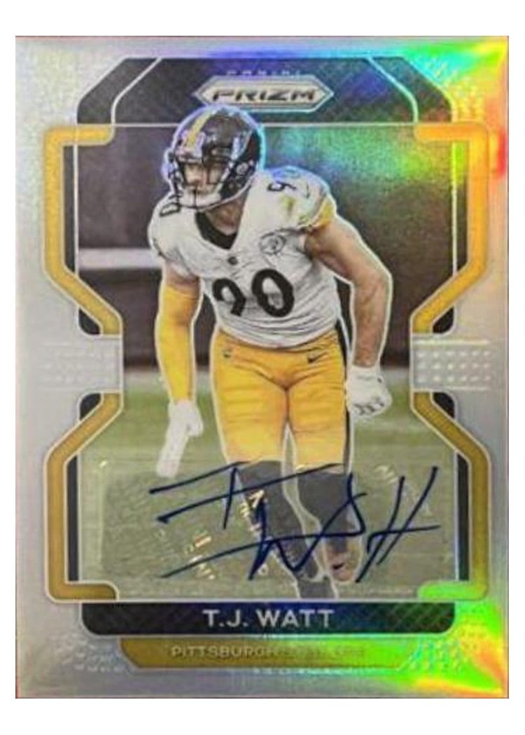 2021 Panini Prizm Base Set T.J. Watt #255 card