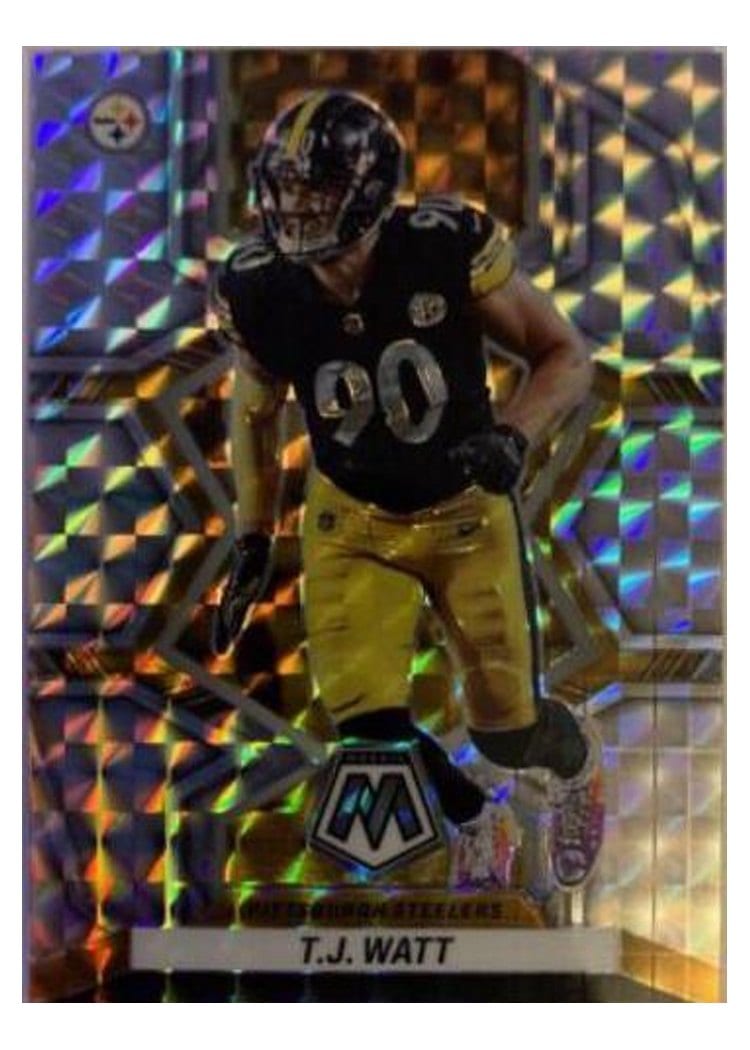 2022 Panini Mosaic Base Set T.J. Watt #167 card