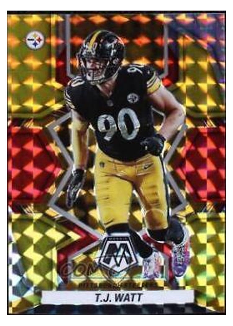 2022 Panini Mosaic Base Set T.J. Watt #167 card