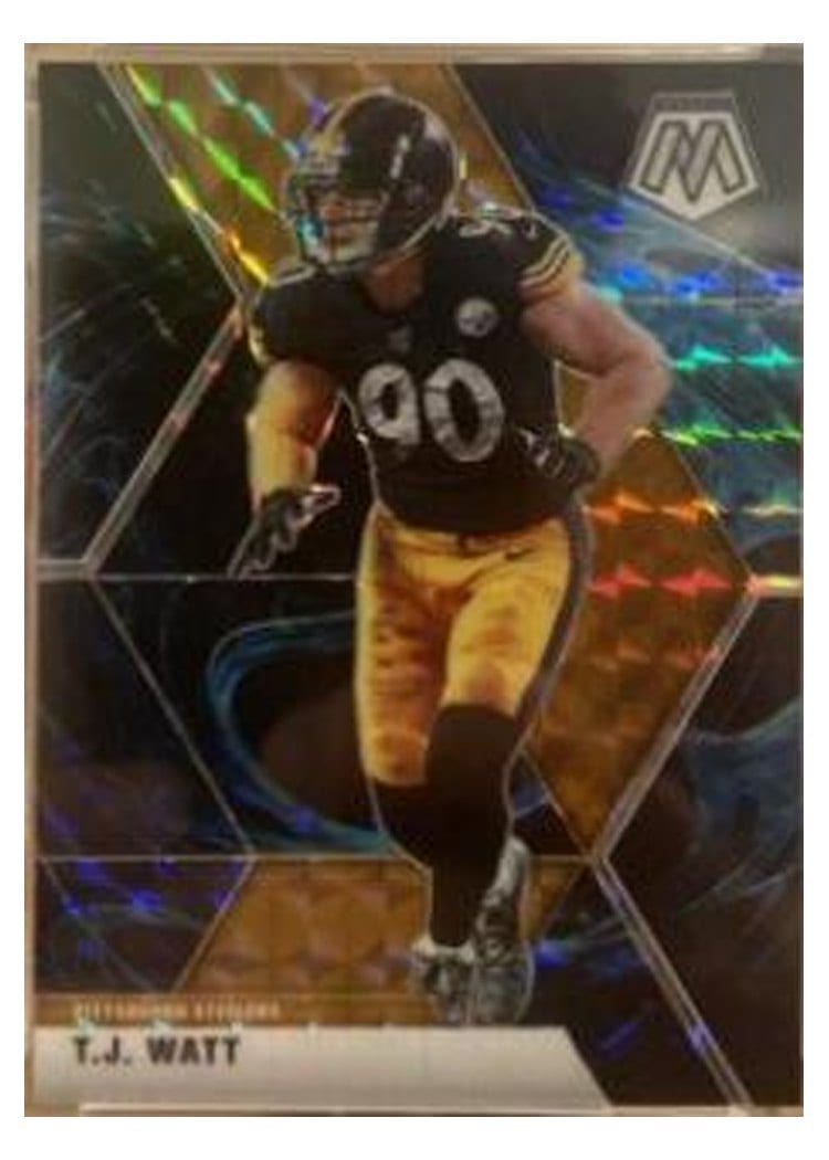 2022 Panini Mosaic Base Set T.J. Watt #167 card