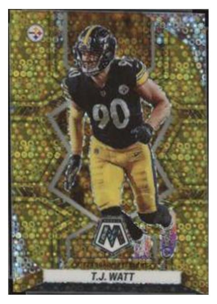 2022 Panini Mosaic Base Set T.J. Watt #167 card