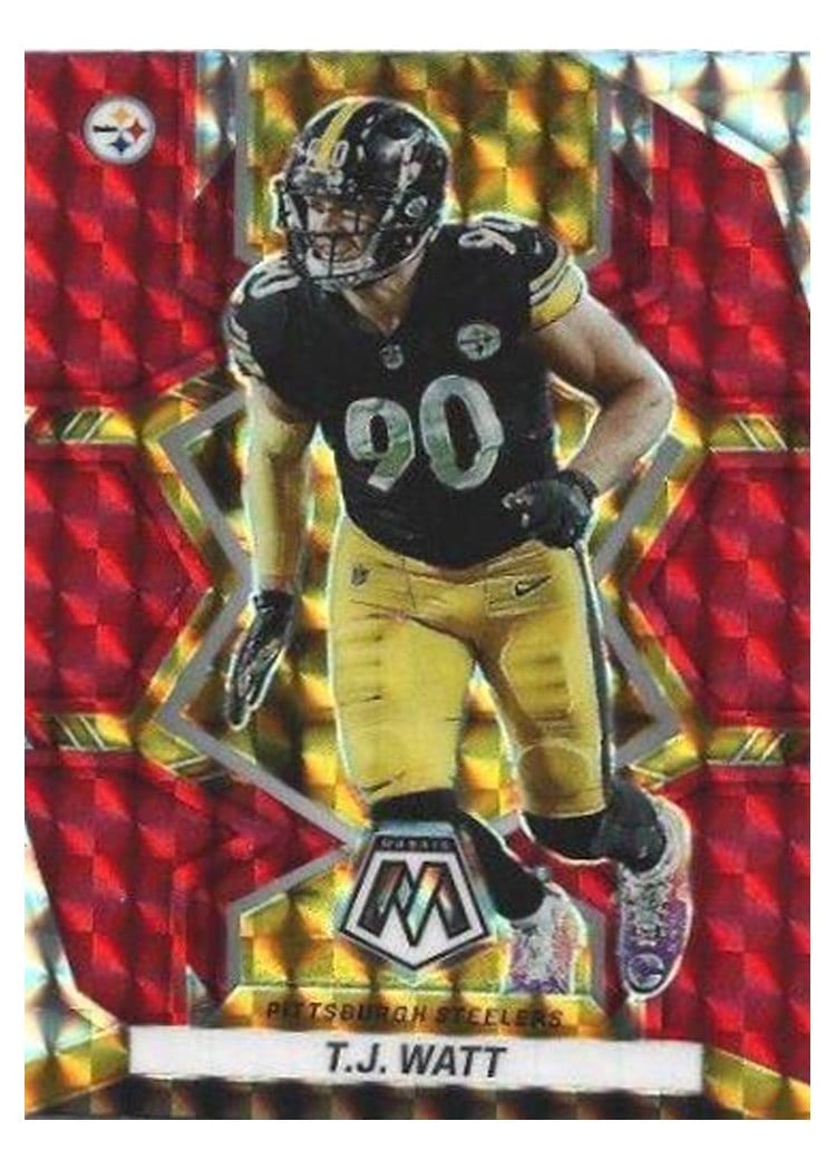 2022 Panini Mosaic Base Set T.J. Watt #167 card