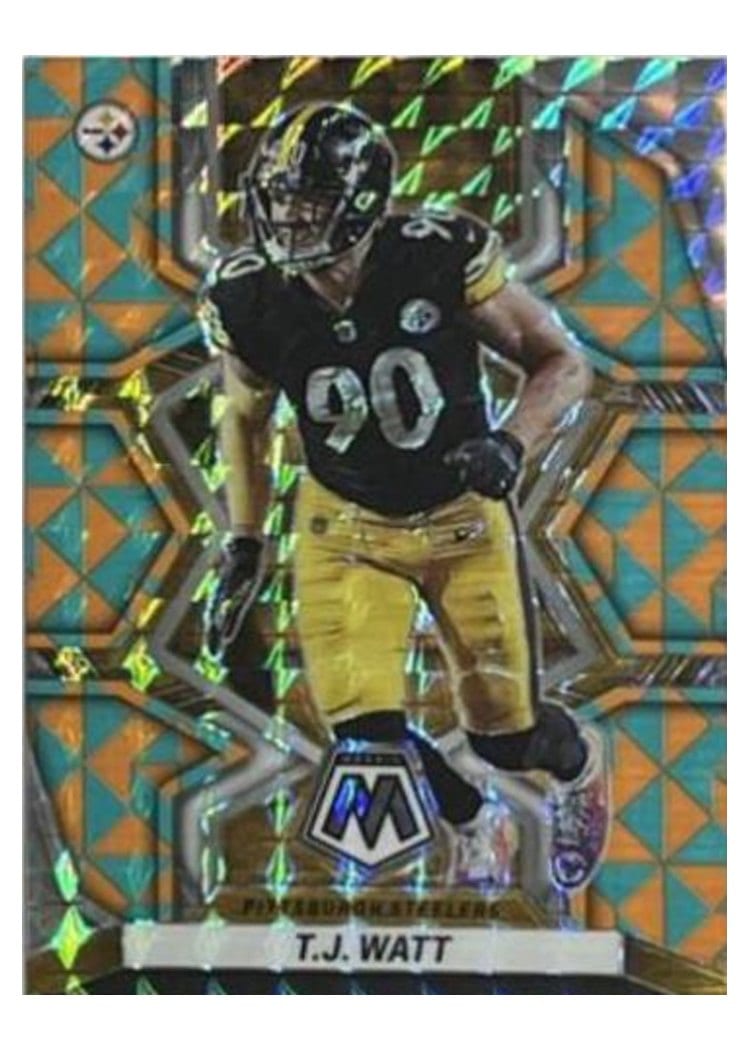 2022 Panini Mosaic Base Set T.J. Watt #167 card