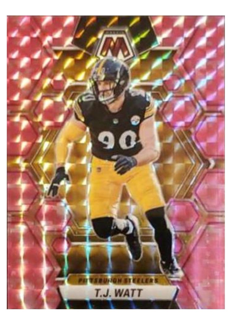 2023 Panini Mosaic Base Set T.J. Watt #205 card