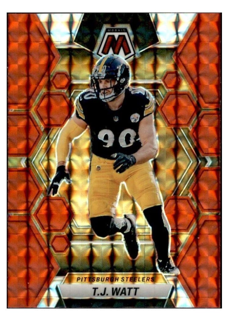 2023 Panini Mosaic Base Set T.J. Watt #205 card