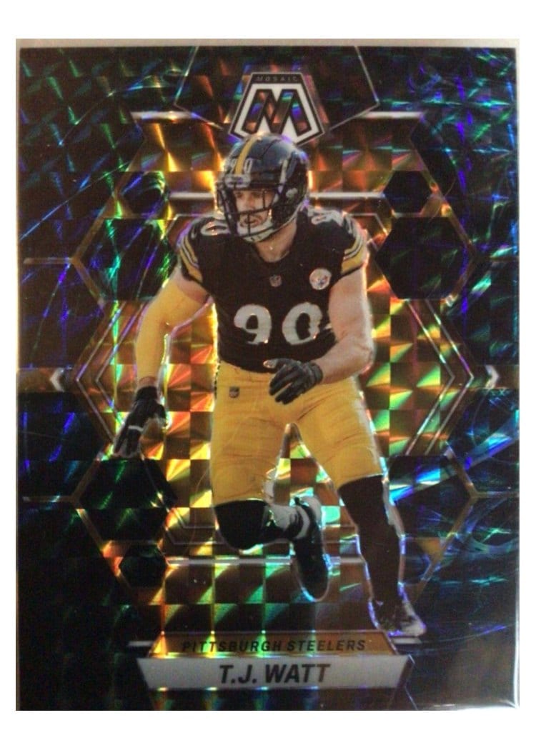 2023 Panini Mosaic Base Set T.J. Watt #205 card
