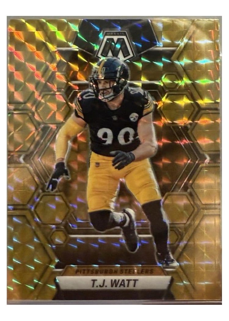 2023 Panini Mosaic Base Set T.J. Watt #205 card