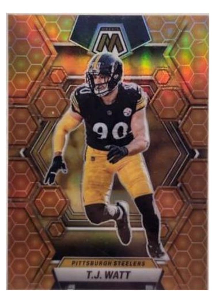 2023 Panini Mosaic Base Set T.J. Watt #205 card