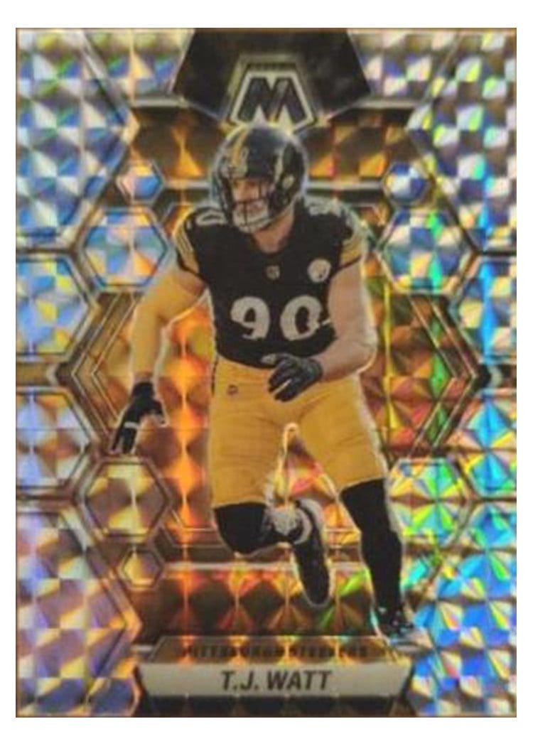 2023 Panini Mosaic Base Set T.J. Watt #205 card