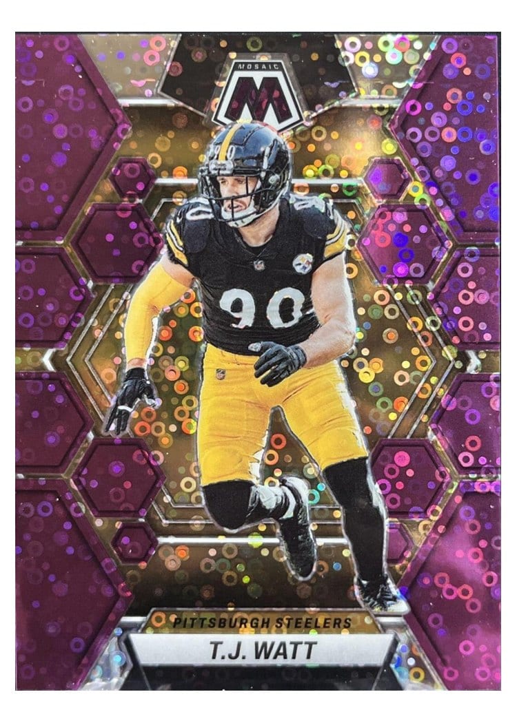2023 Panini Mosaic Base Set T.J. Watt #205 card