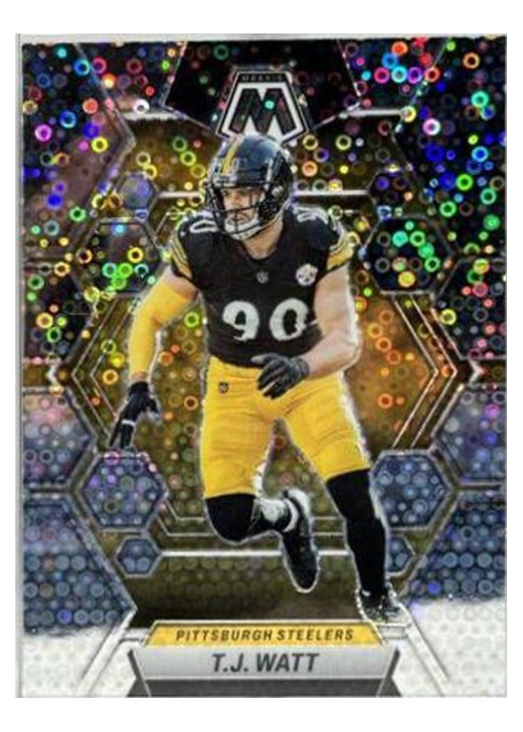 2023 Panini Mosaic Base Set T.J. Watt #205 card