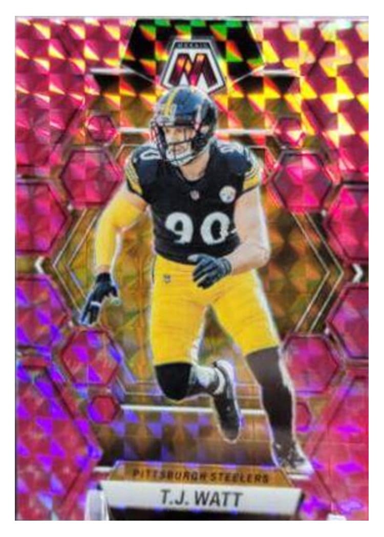 2023 Panini Mosaic Base Set T.J. Watt #205 card