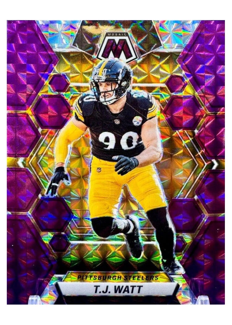 2023 Panini Mosaic Base Set T.J. Watt #205 card