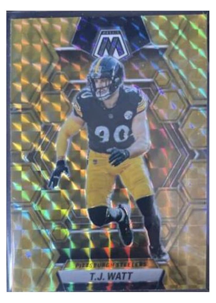 2023 Panini Mosaic Base Set T.J. Watt #205 card
