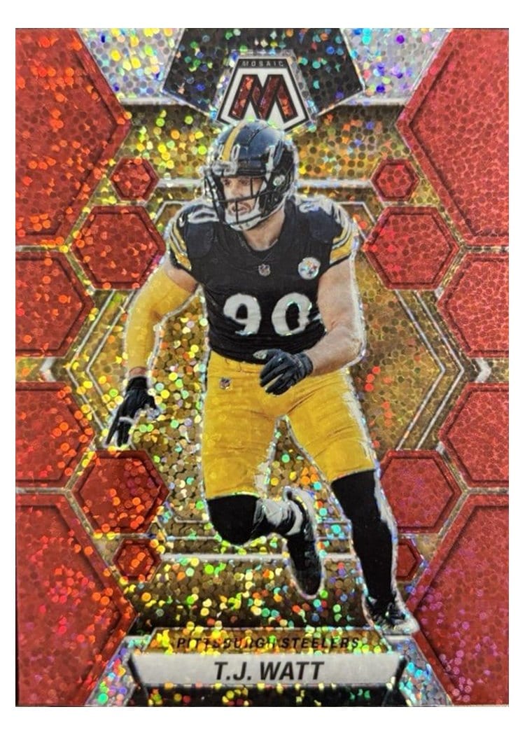 2023 Panini Mosaic Base Set T.J. Watt #205 card