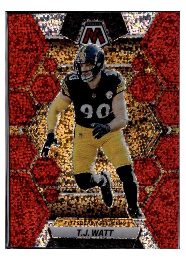 2023 Panini Mosaic Base Set T.J. Watt #205 card