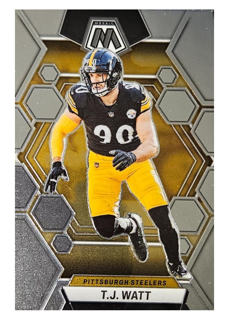 2023 Panini Mosaic Base Set T.J. Watt #205 card