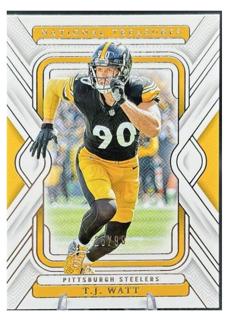 2024 Panini National Treasures Base Set T.J. Watt #83 card
