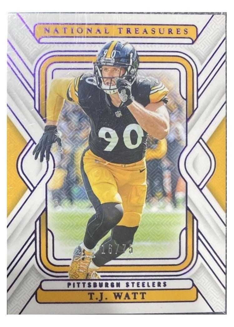 2024 Panini National Treasures Base Set T.J. Watt #83 card