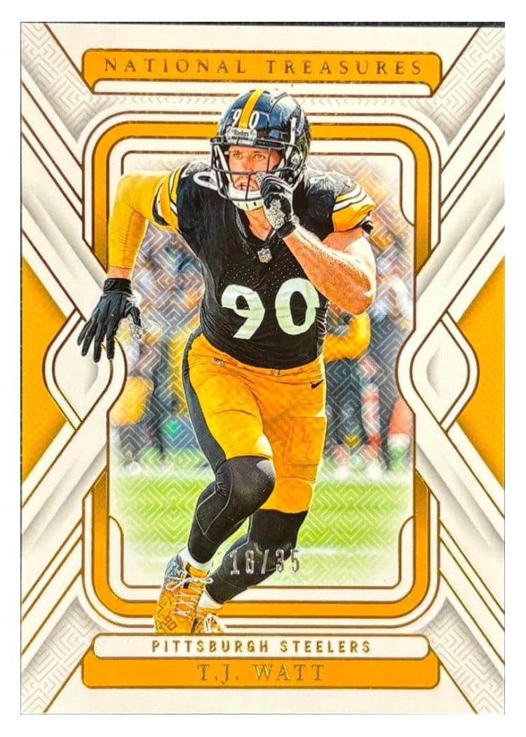 2024 Panini National Treasures Base Set T.J. Watt #83 card