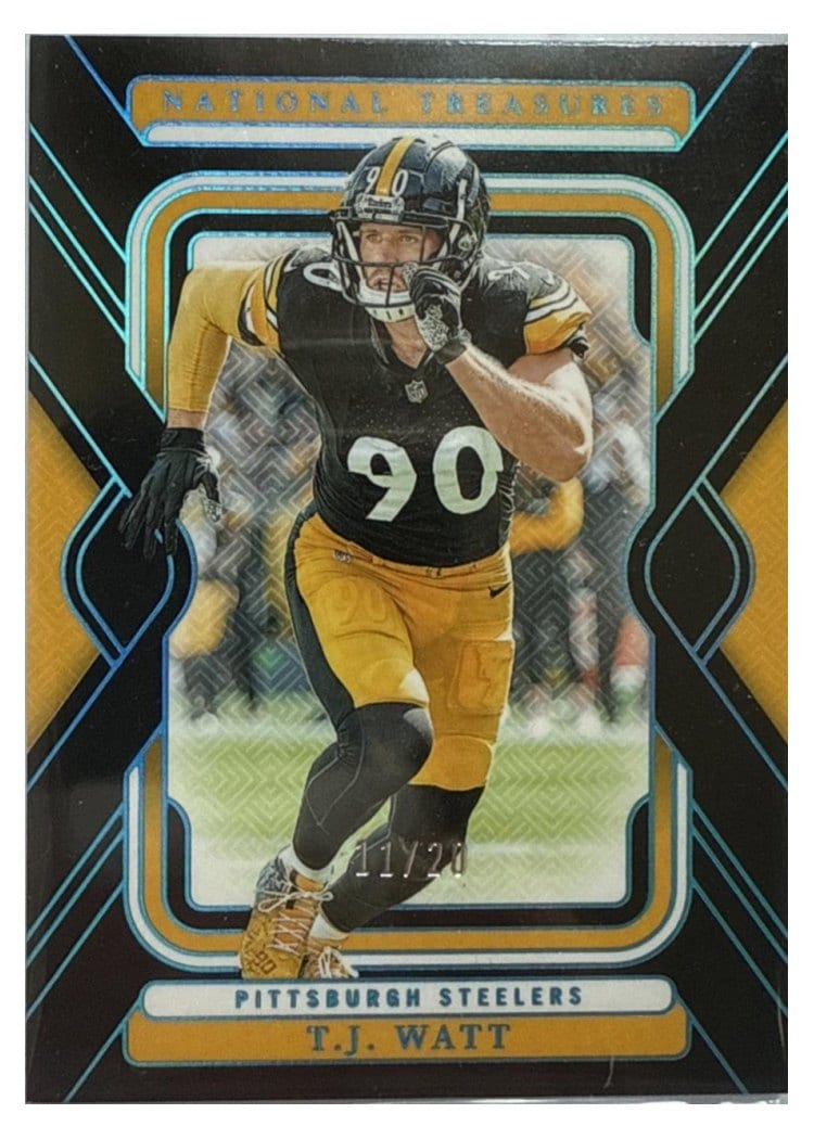 2024 Panini National Treasures Base Set T.J. Watt #83 card