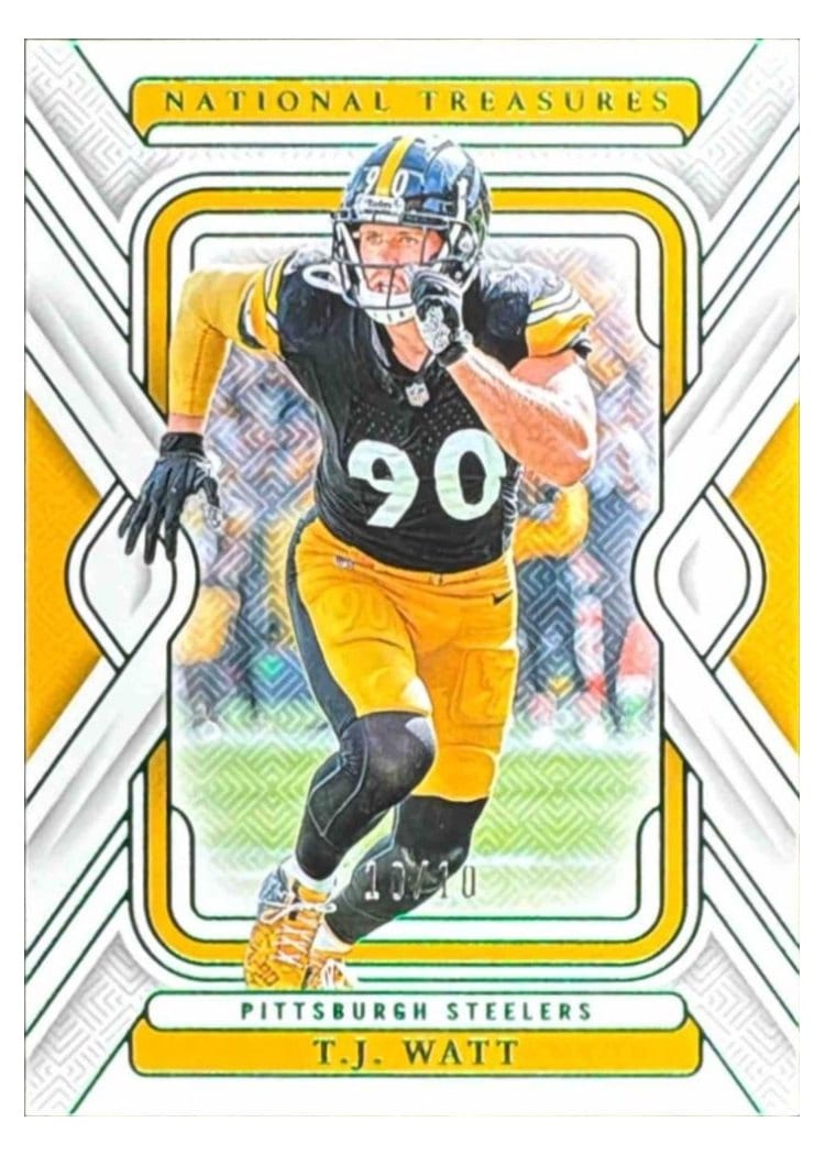 2024 Panini National Treasures Base Set T.J. Watt #83 card