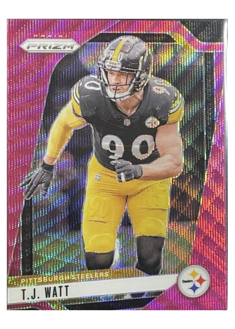 2024 Panini Prizm Base Set T.J. Watt #245 card