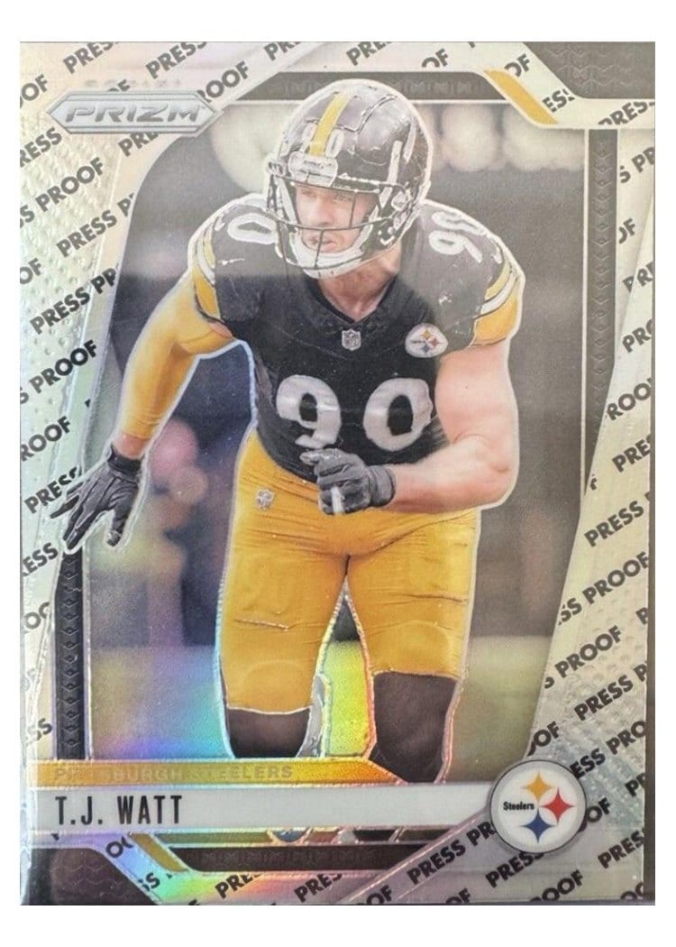 2024 Panini Prizm Base Set T.J. Watt #245 card