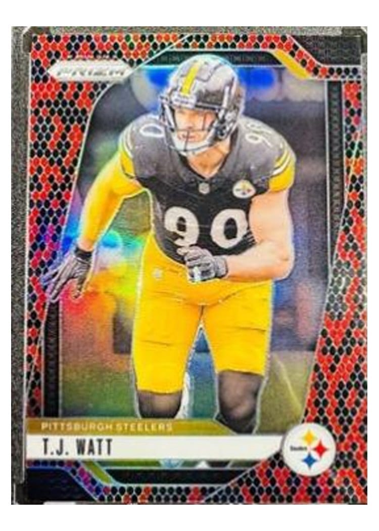 2024 Panini Prizm Base Set T.J. Watt #245 card