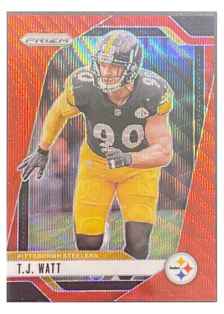 2024 Panini Prizm Base Set T.J. Watt #245 card