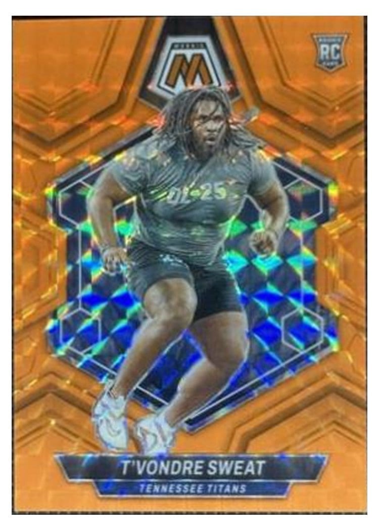 2024 Panini Mosaic Base Set T'Vondre Sweat #338 card