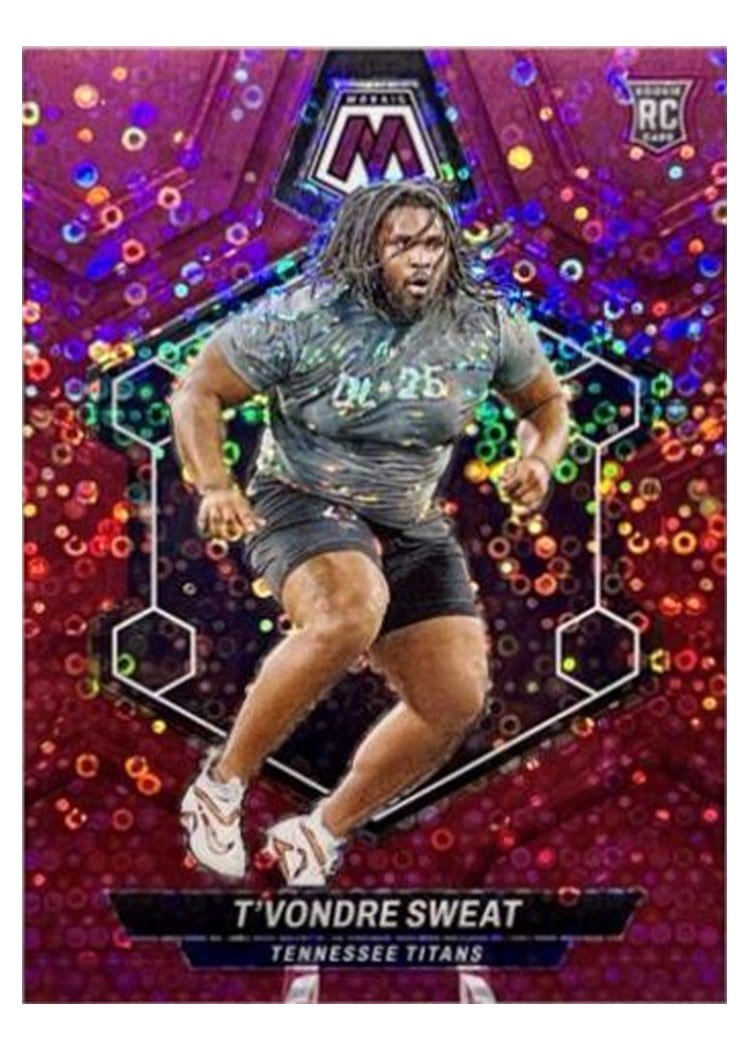 2024 Panini Mosaic Base Set T'Vondre Sweat No Huddle Pink #338 card