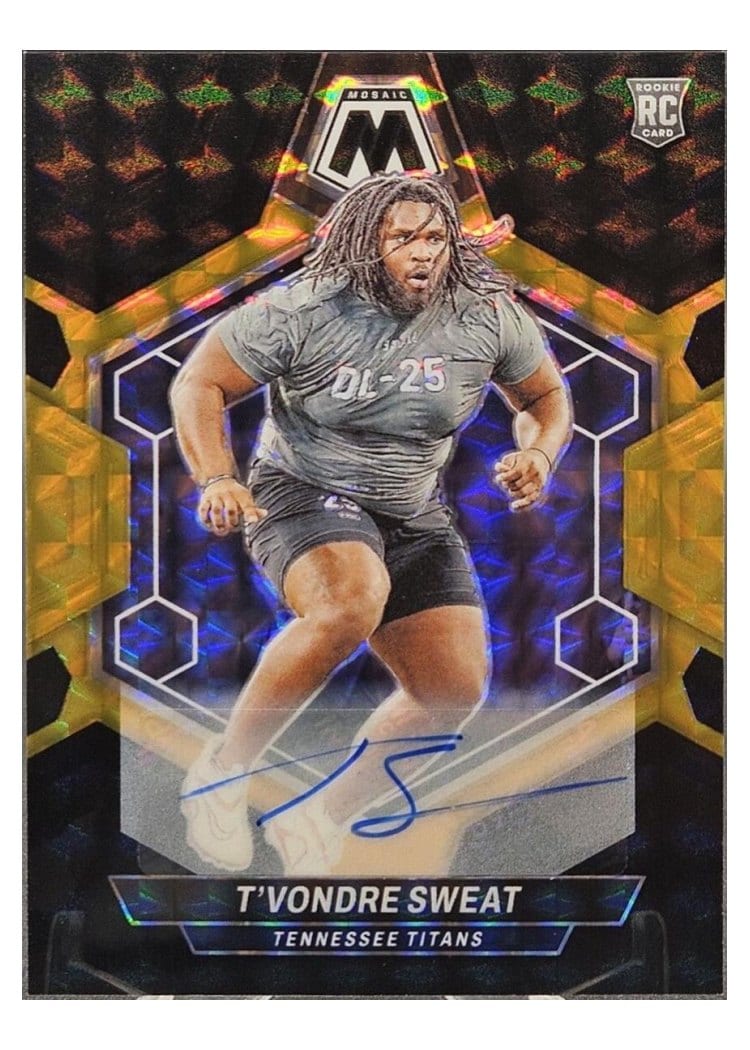 2024 Panini Mosaic Base Set T'Vondre Sweat #338 card
